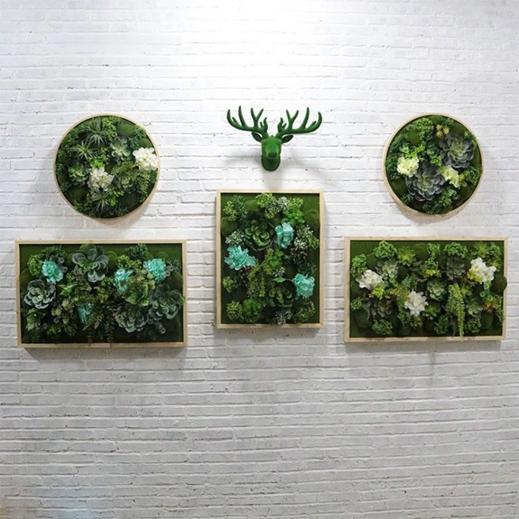 Jual Tanaman Hiasan Dinding Rumah / 3D Wall Painting Artificial ...