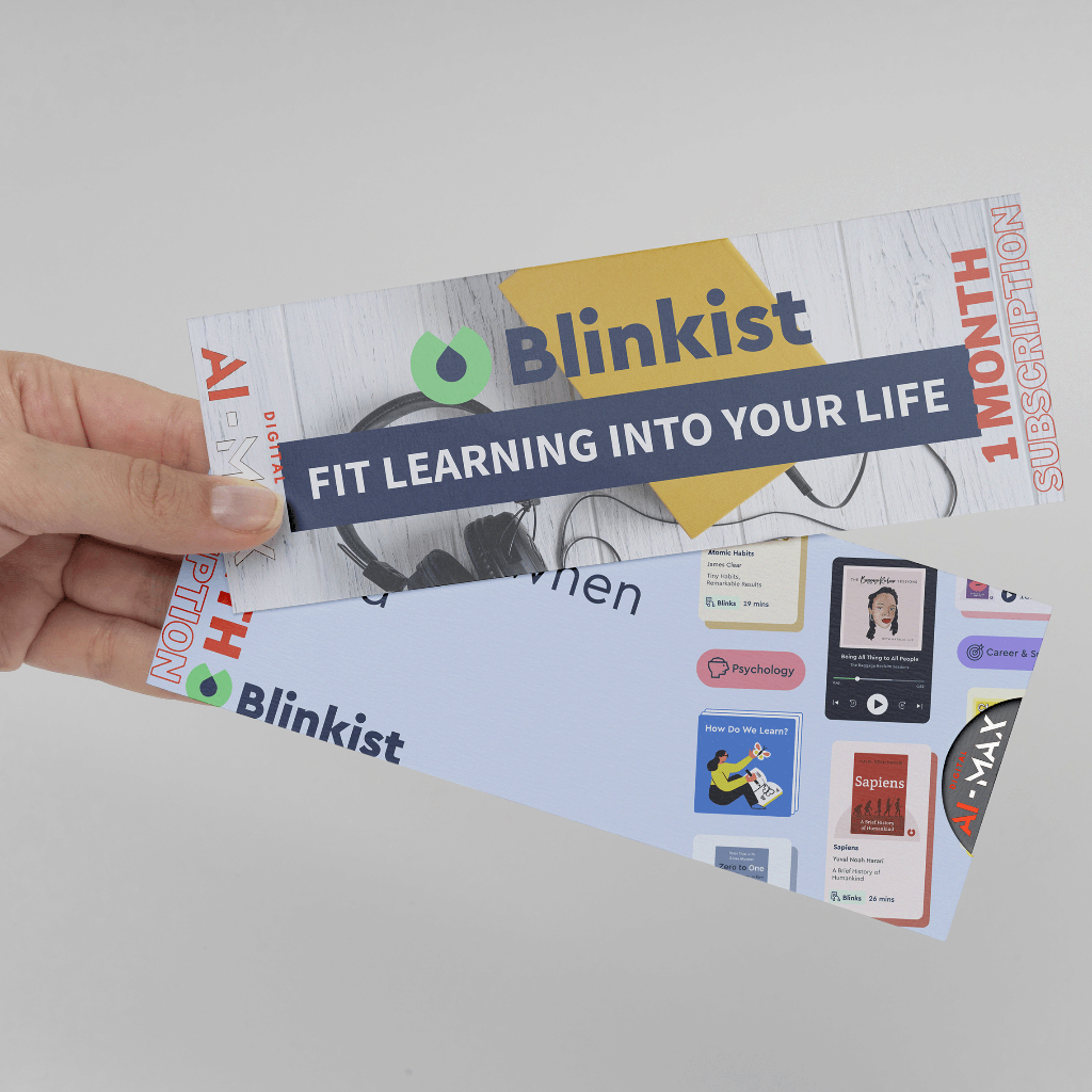 Jual Belajar Efisien ⚡️Blinkist Premium⚡️Voucher Berlangganan