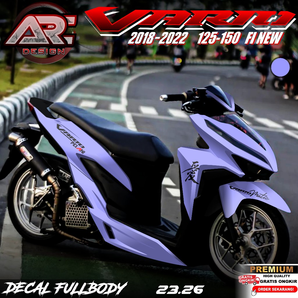 Jual (COD) TERBARU Decal Sticker Honda Vario New 125 150 Full body