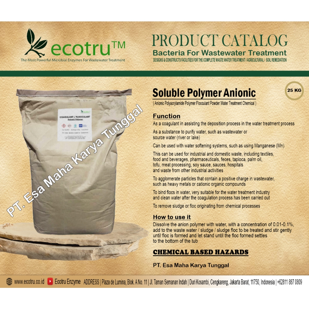 Jual SOLUBLE POLYMER ANIONIC 25 KG | Shopee Indonesia