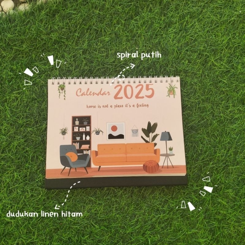 Jual KALENDER DUDUK AESTHETIC 2025 | KALENDER MEJA 2025 (KODE HM ...