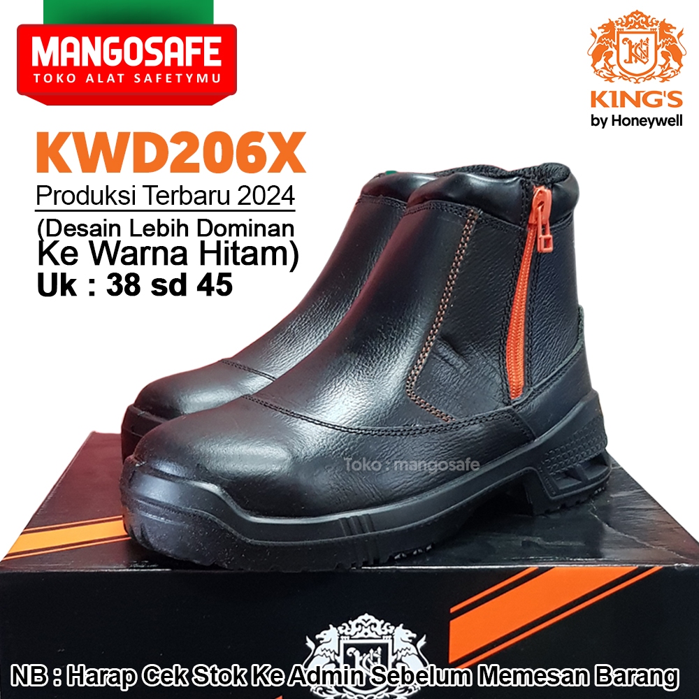 Jual Sepatu Safety KINGS by Honeywell KWD 206 X / Sepatu Kerja Semi ...