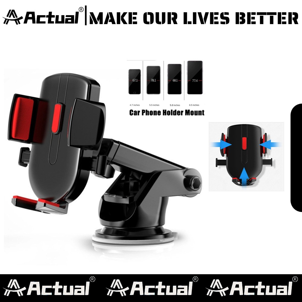 Jual Actual 【COD】Car Phone Holder Universal Car Holder 360 Rotable For ...
