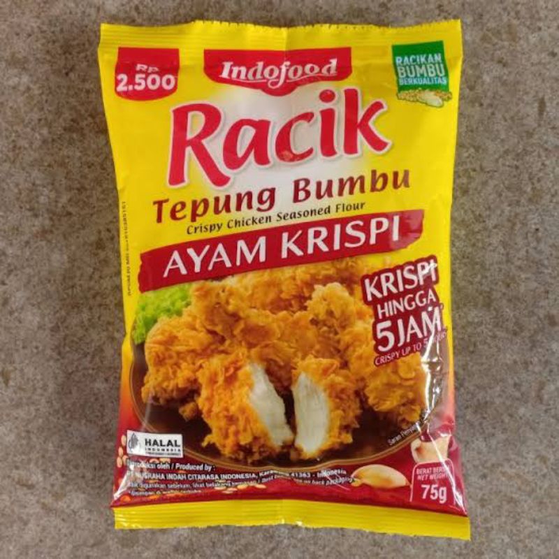 Jual Racik Tepung Bumbu Ayam krispi 75 gram | Shopee Indonesia