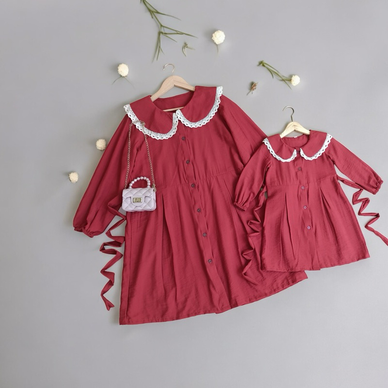 Jual TUNIK ELORA TUNIK COUPLE IBU DAN ANAK TUNIK CRINCKLE TUNIK POLOS