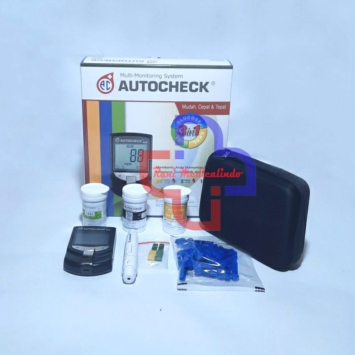 Jual Alat Cek Kadar Gula Darah Kolesterol Asam Urat | Autocheck GCU 3 ...