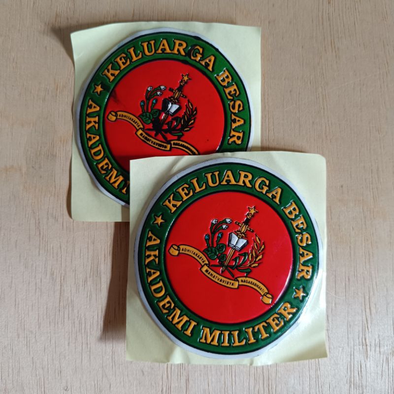 Jual sticker embos logo keluarga besar akademi militer - akmil ...