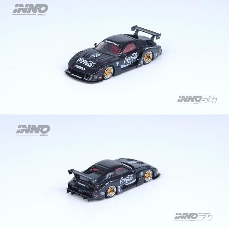 Jual Inno64 LB Super Silhouette Mazda RX-7 (FD3S) #20 Black Coca Cola ...