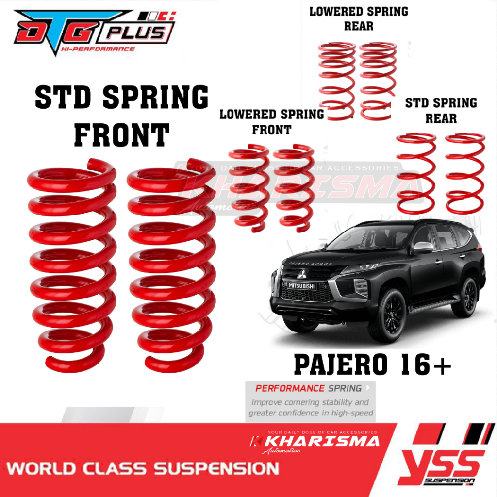 Jual 1 SET | YSS Per SPRING LOWERING/STD HEIGHT Kit PAJERO SPORT 2009 ...