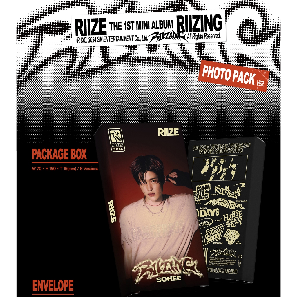 Jual RIIZE - 1st Mini Album [Riizing] (Photo Pack Ver
