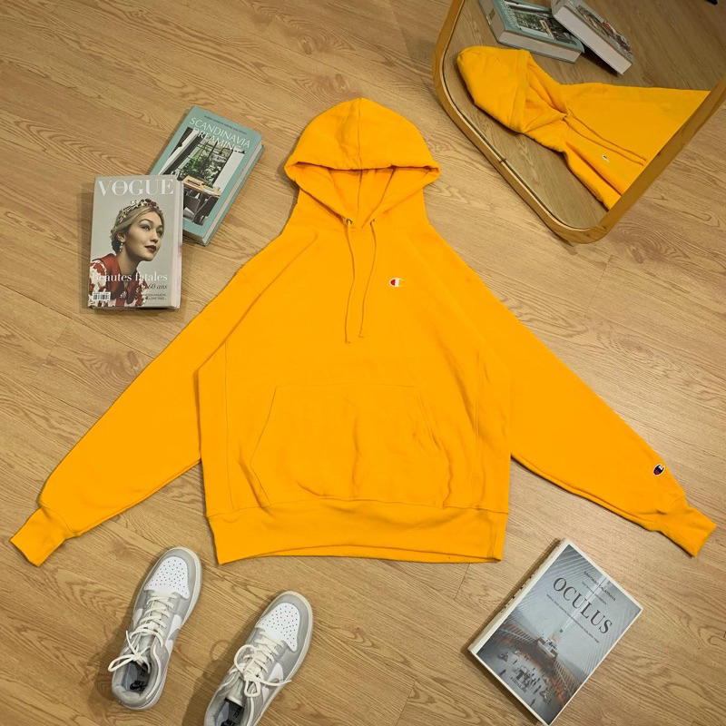 HOODIE CHAMPION REVERSE WEAVE BASIC LOGO