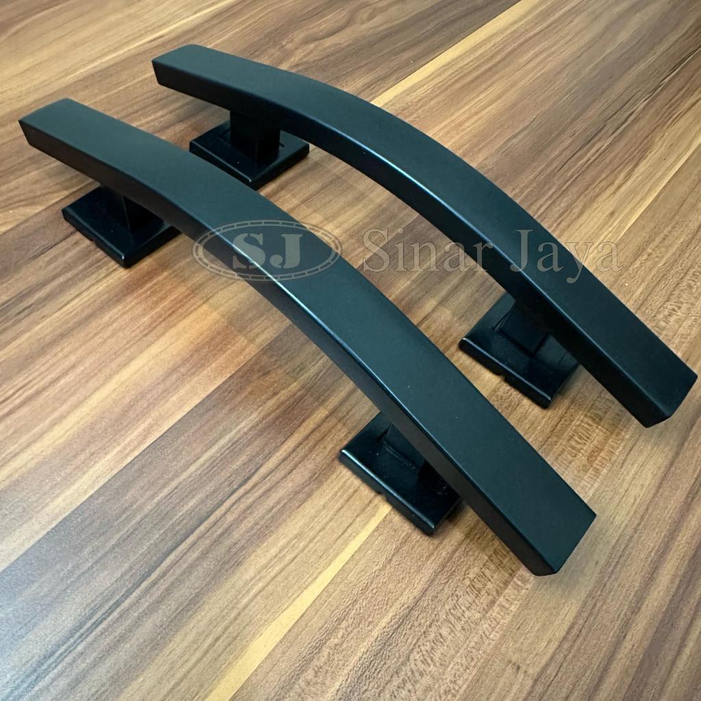 gagang pintu panjang 33cm 45cm handle tarikan pintu stainless pegangan pintu minimalis black series powder coating mewah