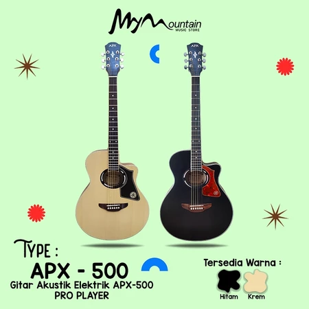 Gitar Apx Pro Player Elektrik 7545R Custom Bonus Lengkap