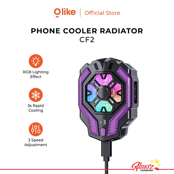 Jual Cooling Pad Gaming Fan Olike CF2 Fan Cooler Radiator Pendingin HP ...