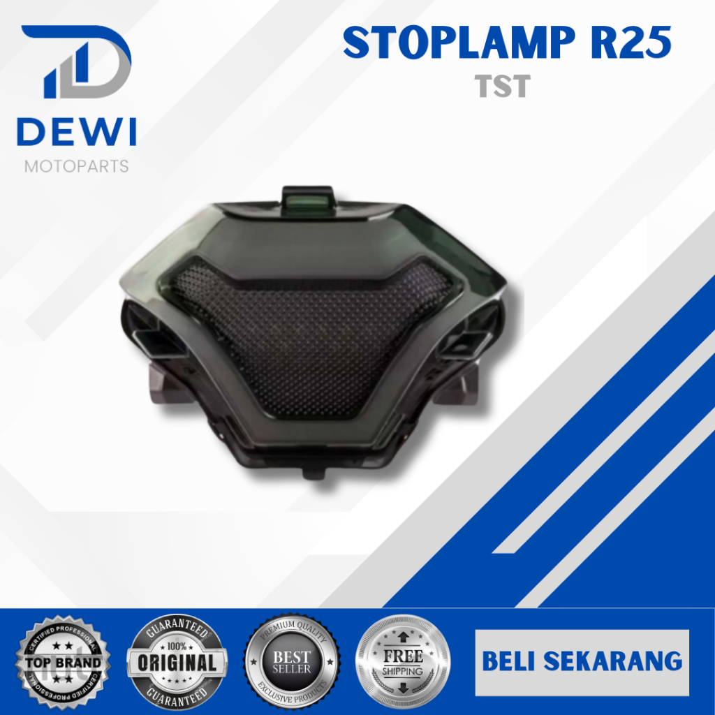 Jual STOPLAMP TST 3IN1 R25 MT25 MX KING MERAH PUTIH BIRU DEWI | Shopee ...