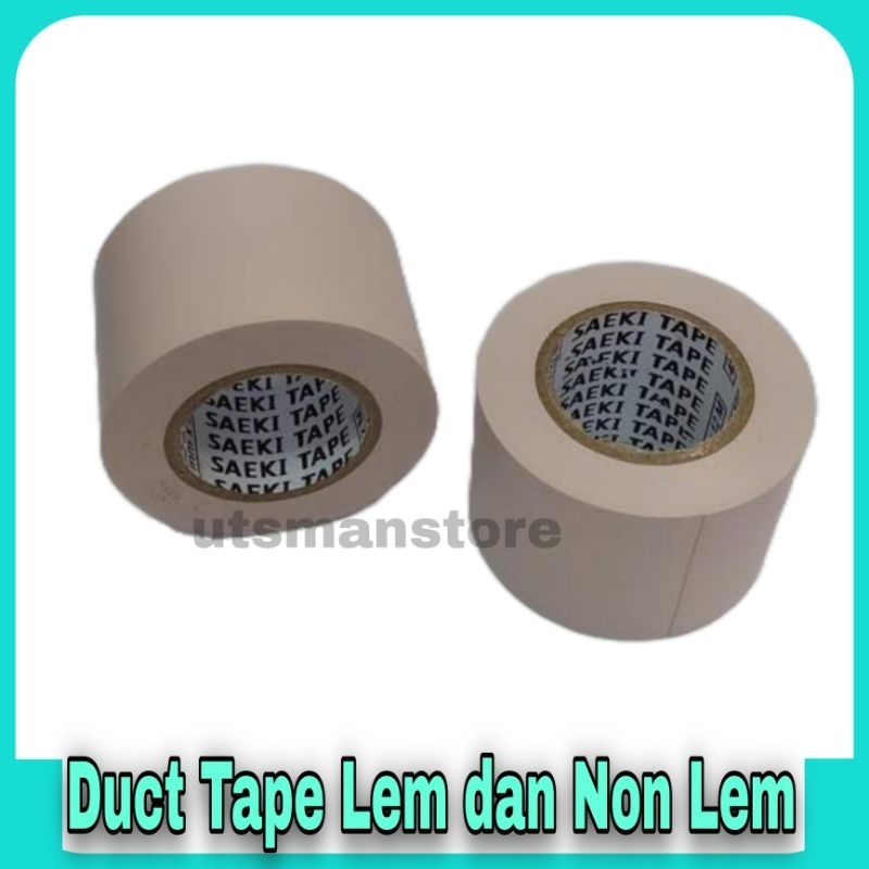 Jual Duct Tape Lem Saeki Duct Tape Non Lem Saeki Lakban Ac Lakban Pipa Ac Shopee Indonesia