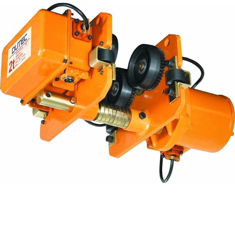 Jual Electric Chain Hoist Double Chain 1Ton x 6 Meter With Trolley ...