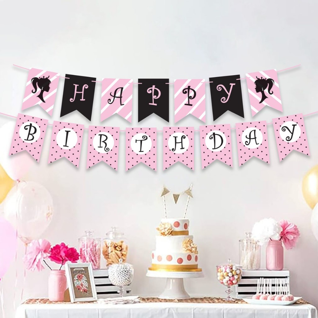 Jual Banner Happy Birthday | Rangkaian Kata HBD| Banner Ulang Tahun ...