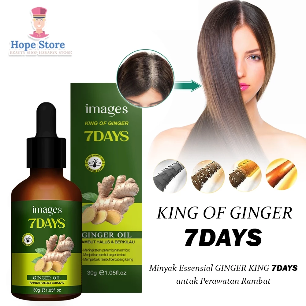 Images King Of Ginger 7Days Minyak Penumbuh Rambut / Obat Rambut Rontok | AutoStock