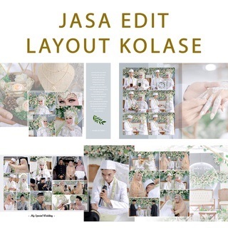 Jual EDIT LAYOUT ALBUM KOLASE WEDDING | Shopee Indonesia