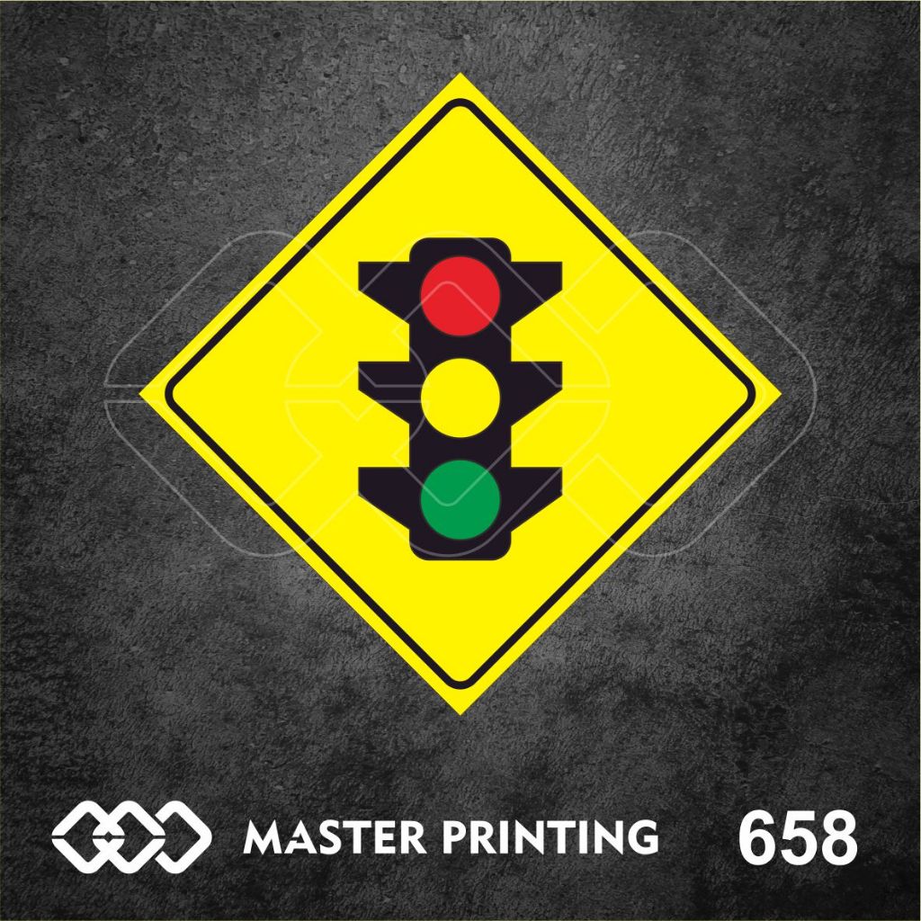 Jual 658 - Stiker Rambu Lalu Lintas, Lampu Merah Kuning Hijau, Sticker ...