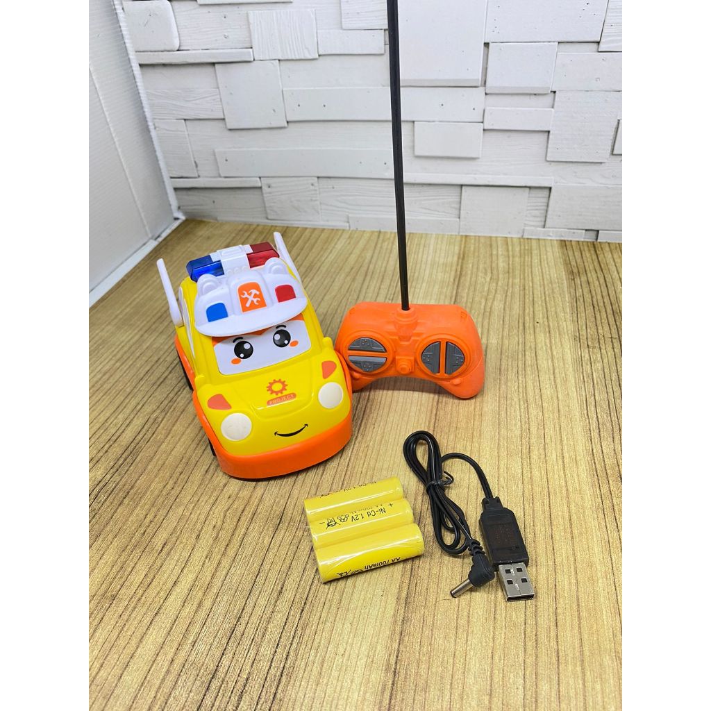Jual RC Robocar poli charge Qmeng City Car / mainan anak Remote Control ...
