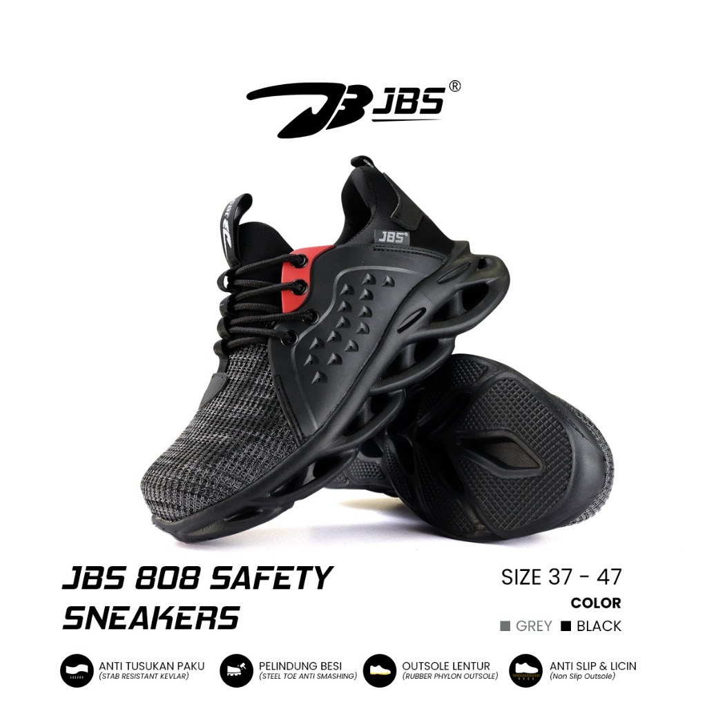 Jual Sepatu Safety Sneakers JBS 808 Sepatu Safety Sneakers Steel