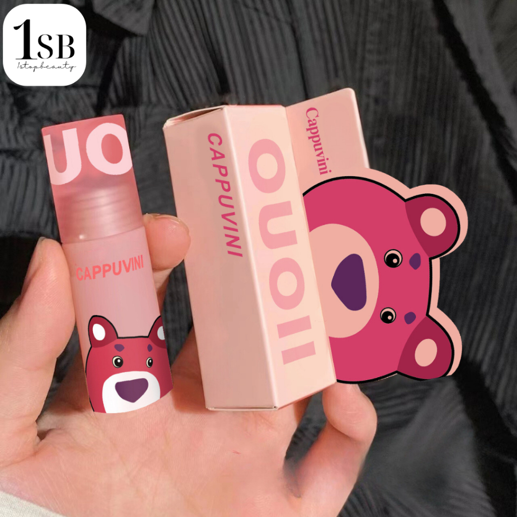 Jual CAPPUVINI Playful Pink Bear Lip Mud Velvet [1sb] | Shopee Indonesia