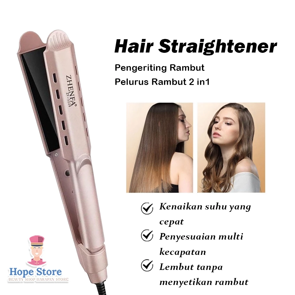 Zhenfa ZF-3229 Hair Straightener Ceramic / Catok Pelurus Rambut | AutoStock