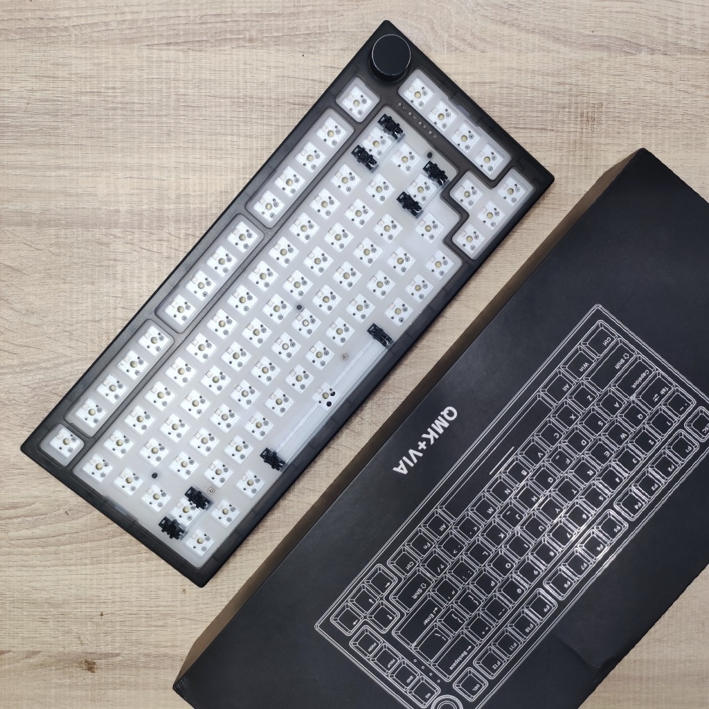 Jual Barebone Feker IK75 Wired VIA QMK Gaming Keyboard exploded 75% ...