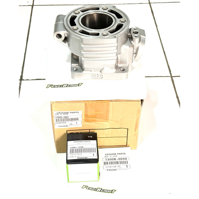 Jual BLOK BORING STANDAR 1827 SET RING DAN PISTON NINJA R KIS LAMA OLD ...