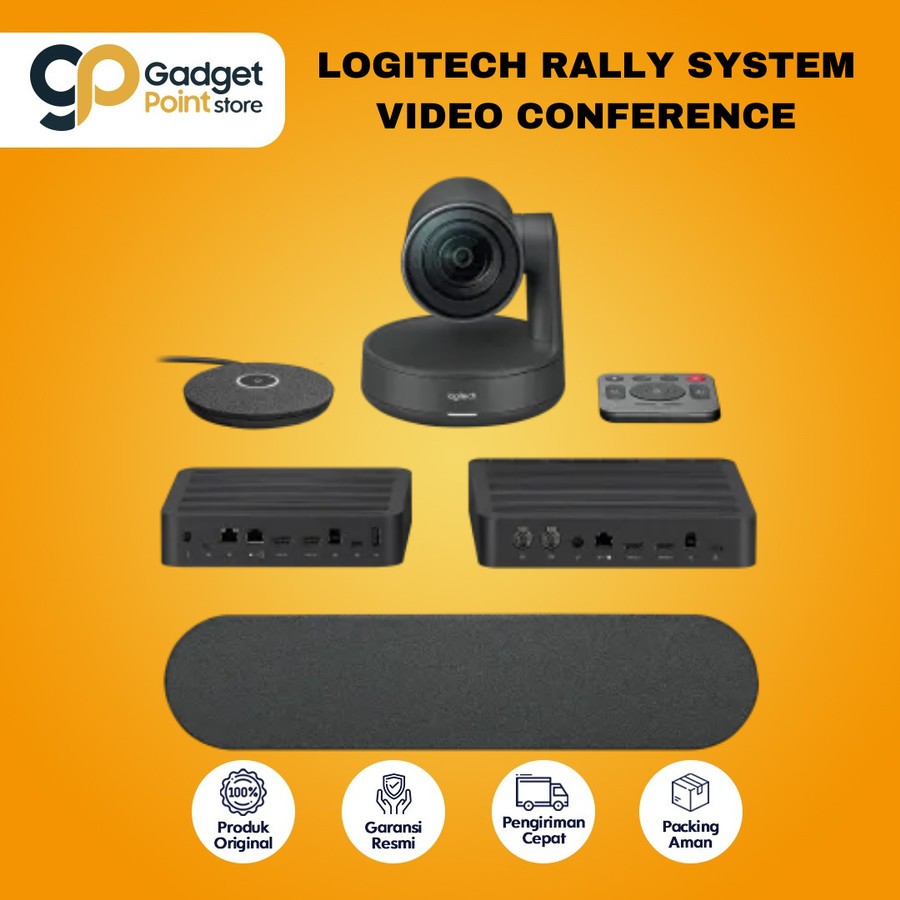 Jual Logitech Rally System Ultra HD PTZ Conference Cam - Garansi Resmi ...