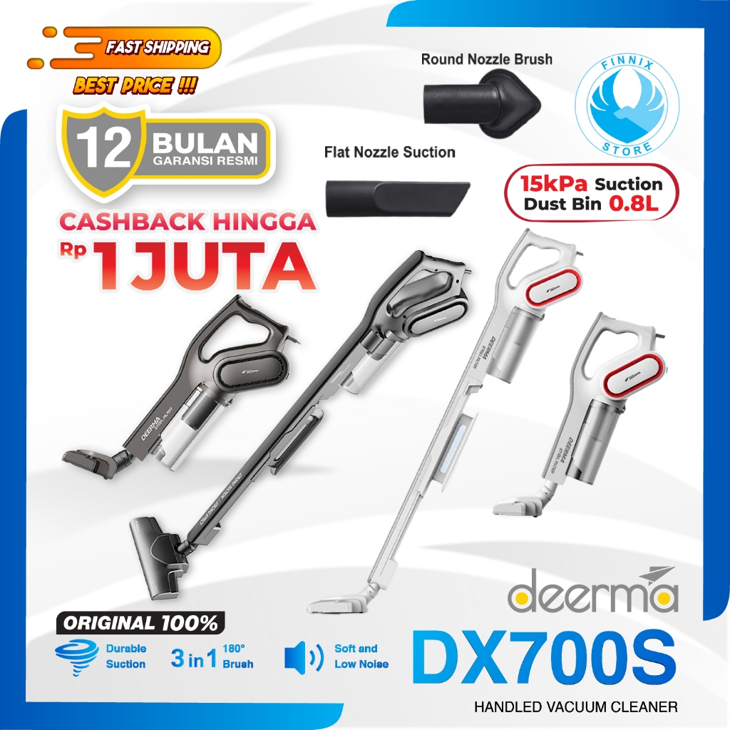 Jual Deerma Vacum Vacuum Cleaner 2 in 1 Penyedot Debu DX700 / DX700S ...