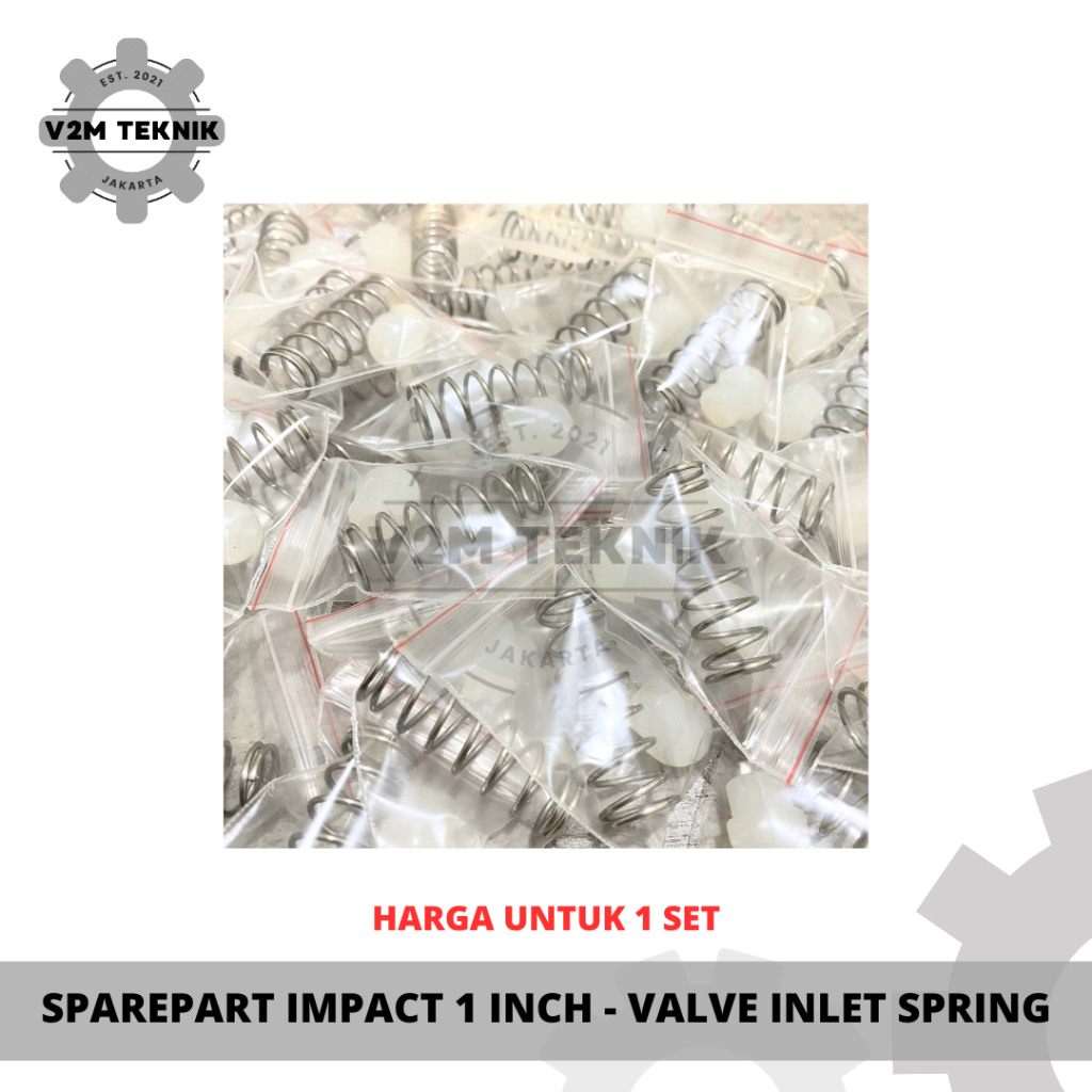 Jual SPAREPART AIR IMPACT WRENCH 1 INCH Throttle Valve And Inlet Spring ...