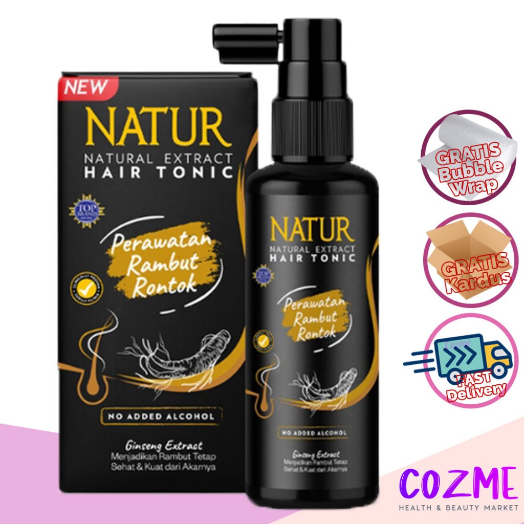 Jual Natur Hair Tonic Ginseng 90ml | Shopee Indonesia