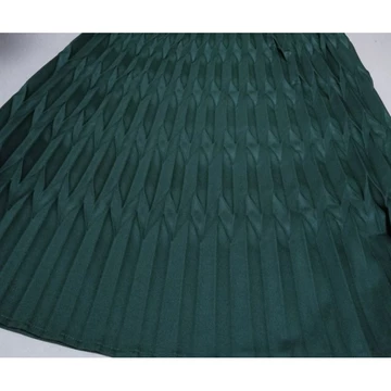 Rok Plisket Daun Padi Maxi Rok Plisket Premium Rok Plisket Nyaman Rok Plisket Panjang Hitam