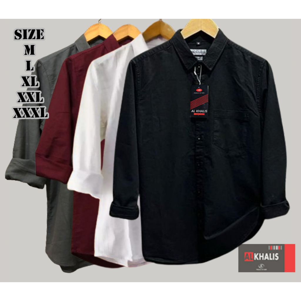 Jual KEMEJA PRIA MENS POLOSAN LENGAN PANJANG COOLMAN PAKIAN PRIA