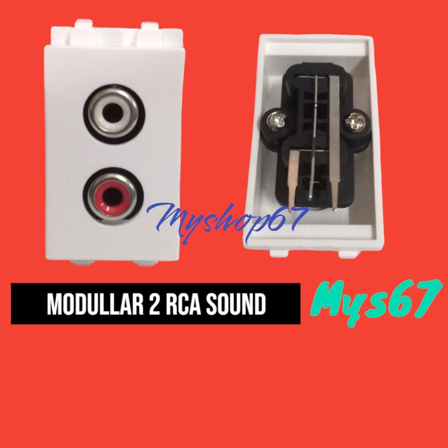 Jual Modular 3 Rca Sound untuk floor socket | Shopee Indonesia