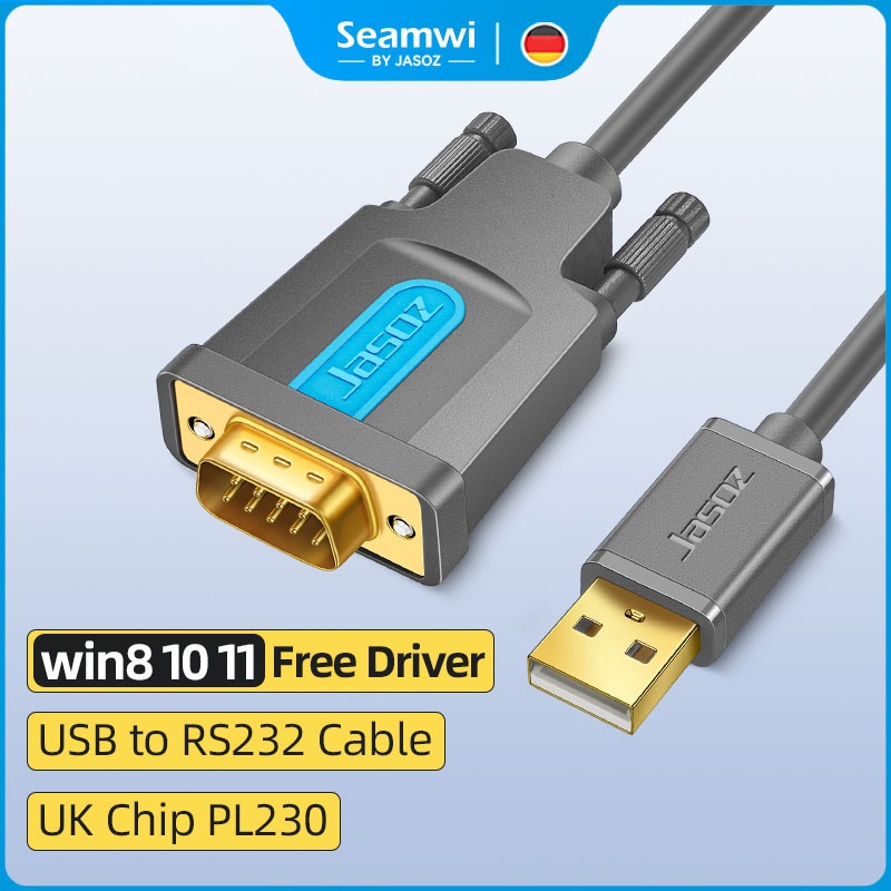LogiLink AU0048A - Cavo Adattatore USB 2.0 A Seriale RS232 (DB9 Maschio) 1,5m Per Windows 11 - 6