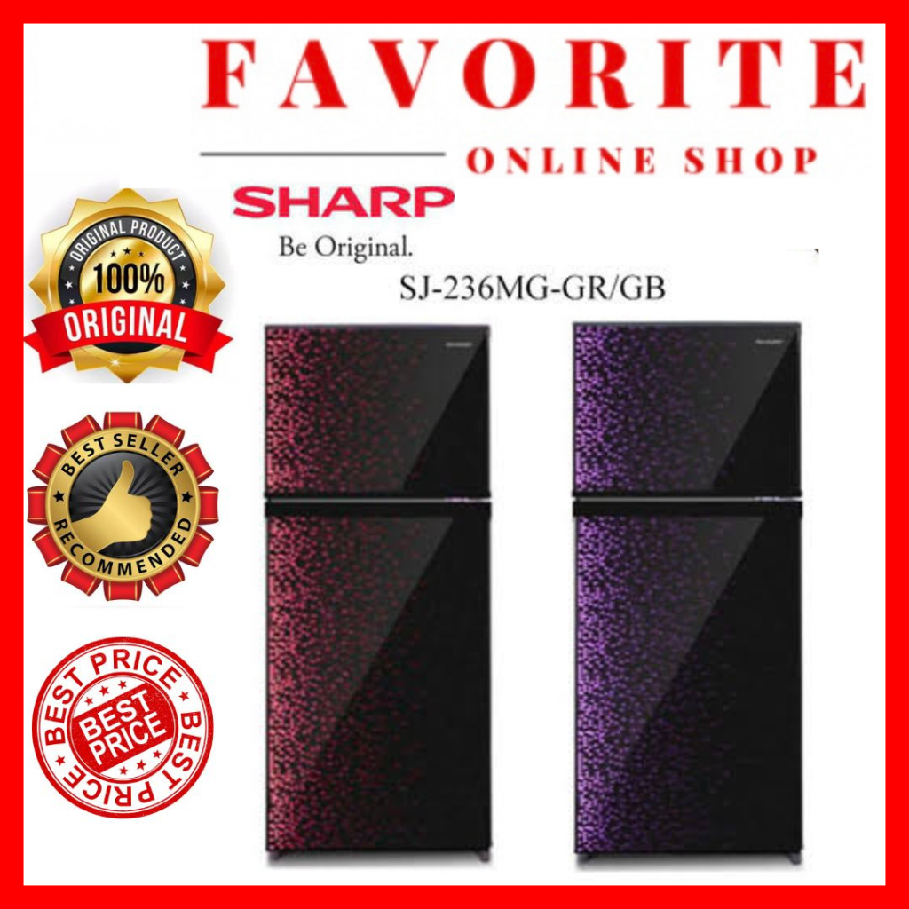 Jual KULKAS SHARP SJ 236 MN SHARP KULKAS 2 PINTU SJ236MN SJ 236MN ...