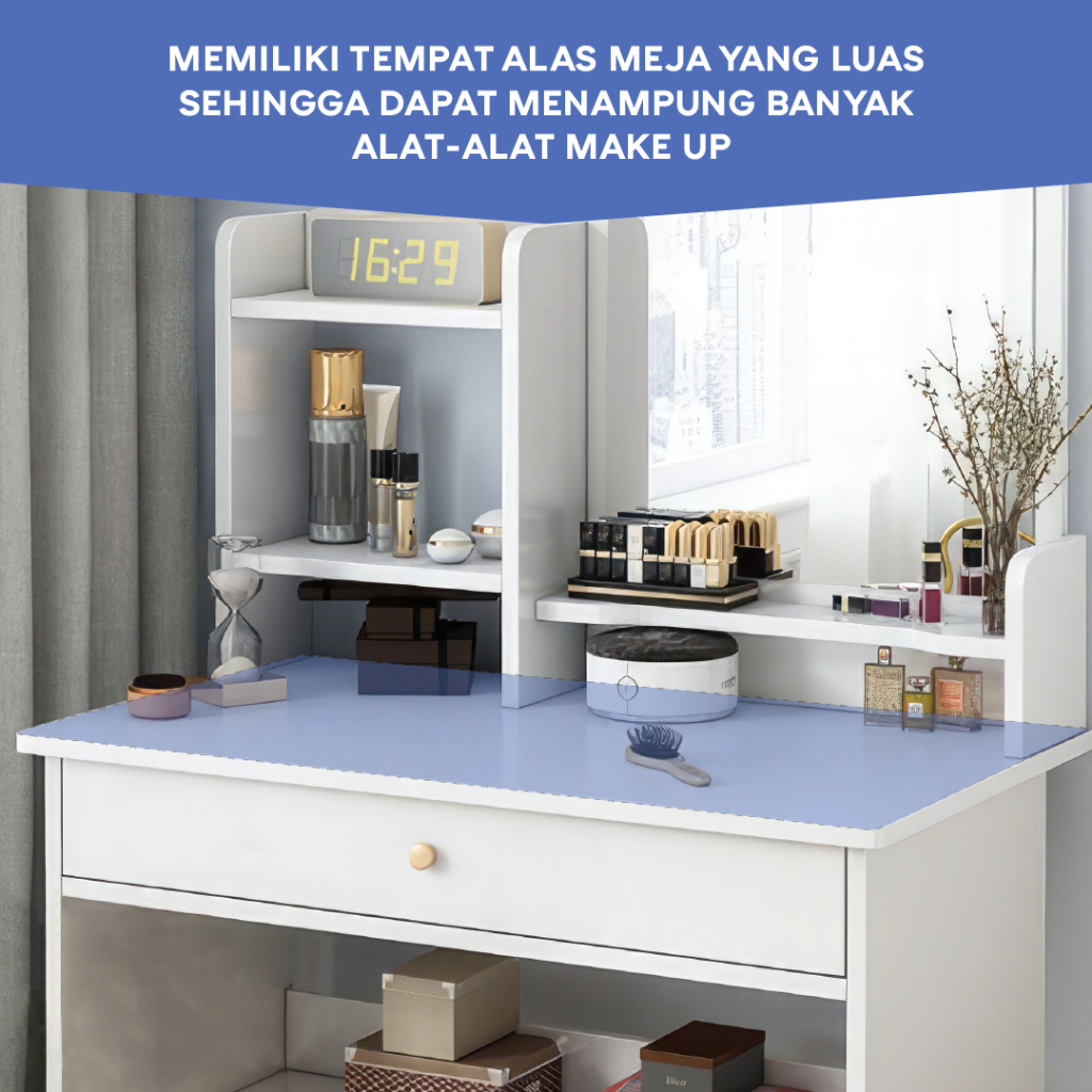 Jual Hoas Official Shop Meja Rias Minimalis Putih Meja Rias Rak ...