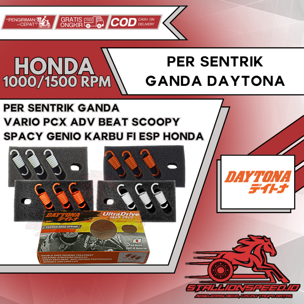 Jual Per Sentrik Kampas Ganda Kopling Daytona Vario Beat Deluxe Scoopy ...