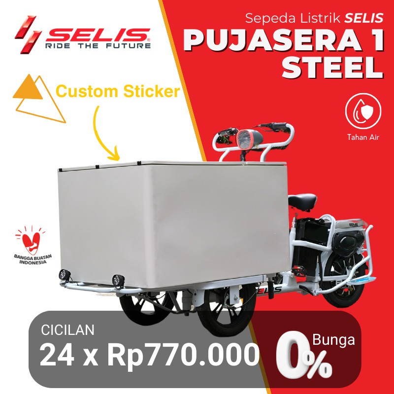 Jual SELIS - Gerobak Listrik Selis Pujasera 1 Steel - Gerobak Makanan ...