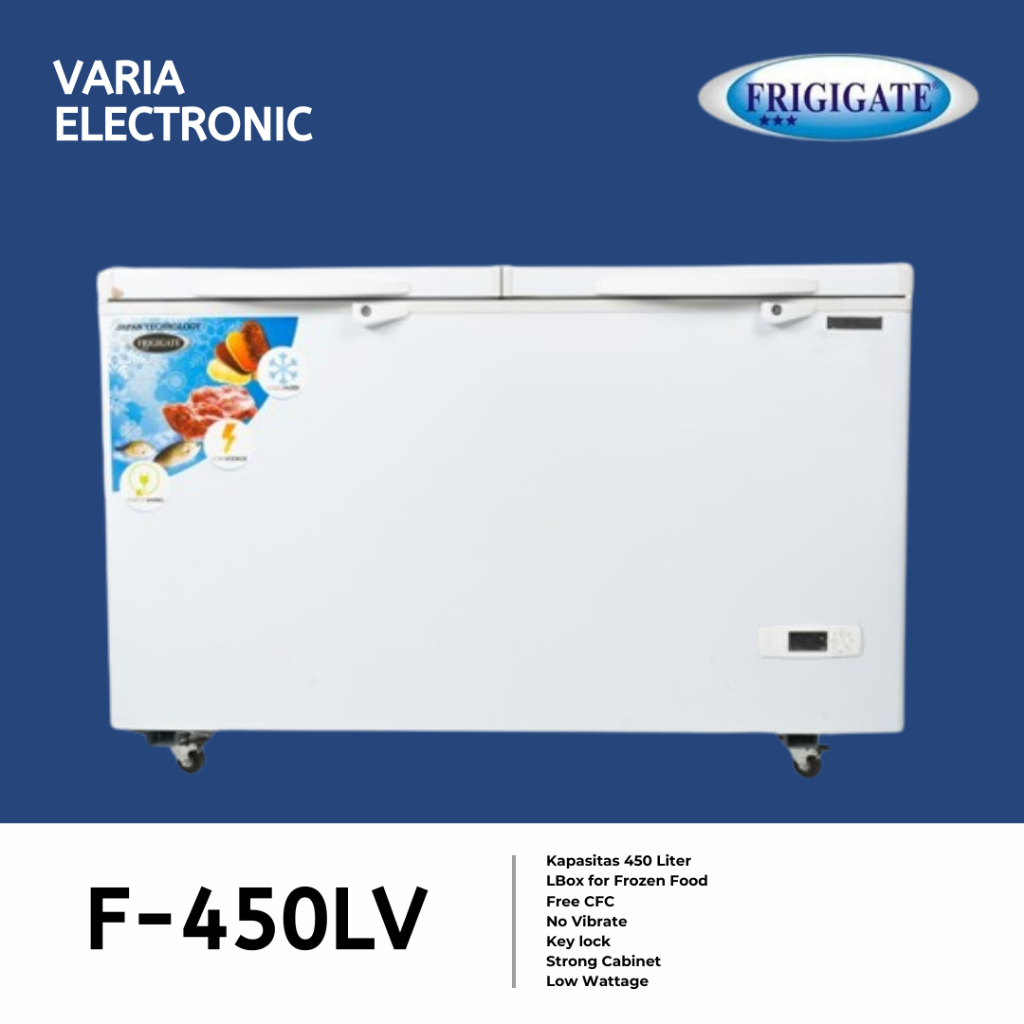 Jual Chest Freezer FRIGIGATE F-450LV / F450LV Kapasitas 450 Liter ...