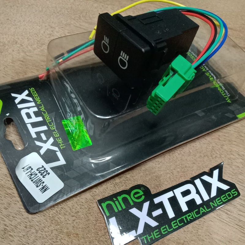 Jual SAKLAR ON OFF NINE 2 TOMBOL LED SIMBOL BIRU BISA UNTUK 2 LAMPU ...