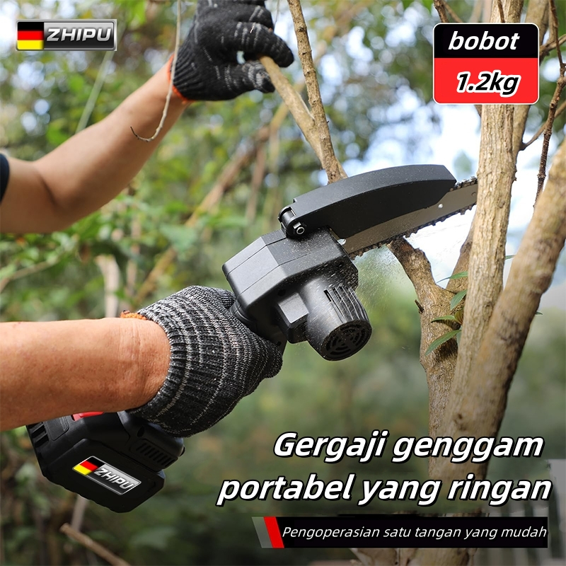 Jual Chainsaw mini 4 Inch Mesin Chainsaw 36V Gergaji Baterai Gergaji ...