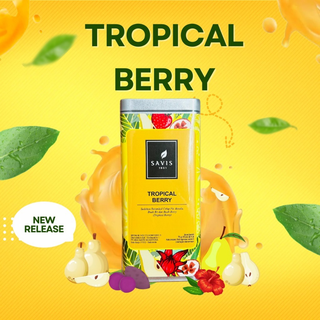 Jual Savis Premium Tropical Berry Tincan 15 PB | Shopee Indonesia