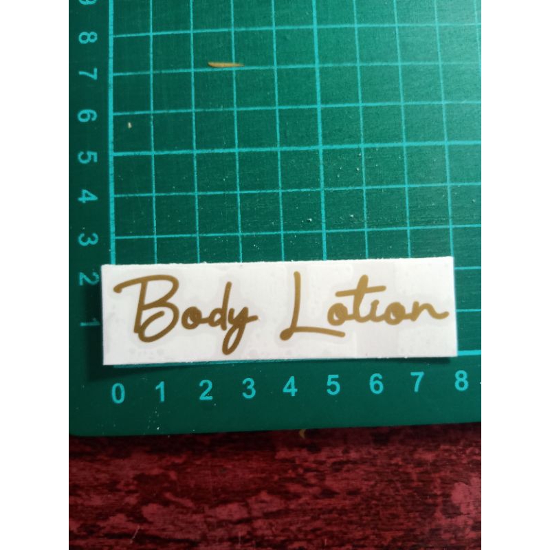Jual Sticker Cutting Body Lotion stiker murah | Shopee Indonesia