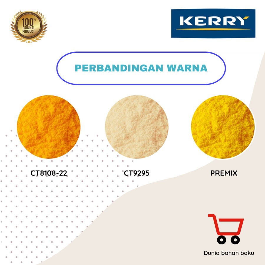 Jual KEJU BUBUK KERRY PREMIX PREMIUM YELLOW CHEESE POWDER 500 g / 1 Kg ...