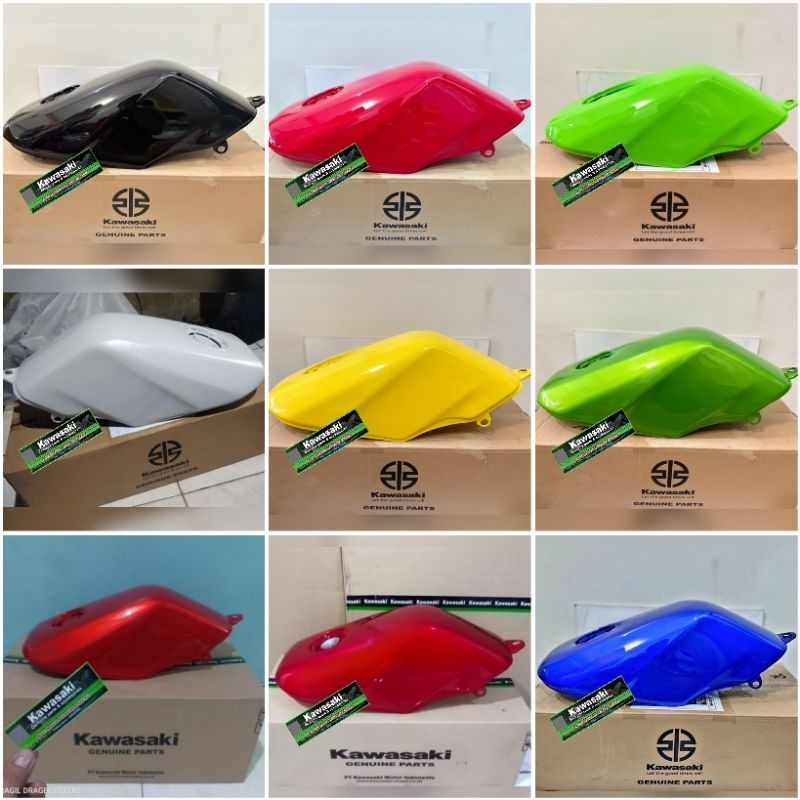 Jual Tangki Tengki Tanki ninja r ninja ss hitam polos original Kawasaki ...
